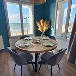 Апартаменты L'echo Des Vagues ,face Mer, Vue Imprenable, Pour 2 A 4 Personnes Ле-Портель