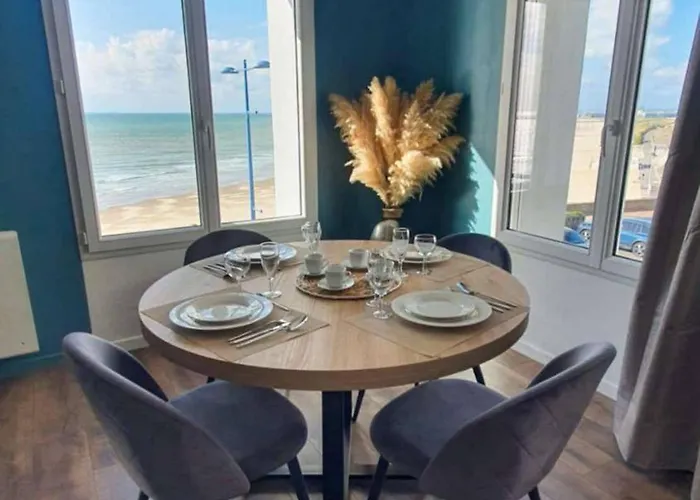 아파트 L'echo Des Vagues ,face Mer, Vue Imprenable, Pour 2 A 4 Personnes 르 포르텔