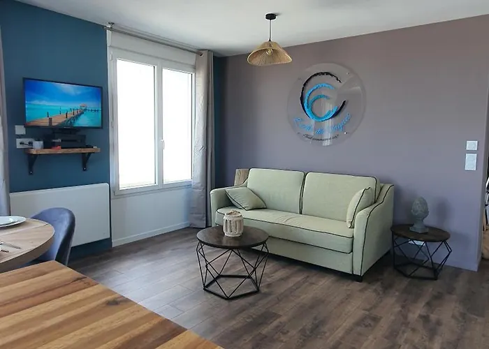 L'echo Des Vagues ,face Mer, Vue Imprenable, Pour 2 A 4 Personnes 아파트 *